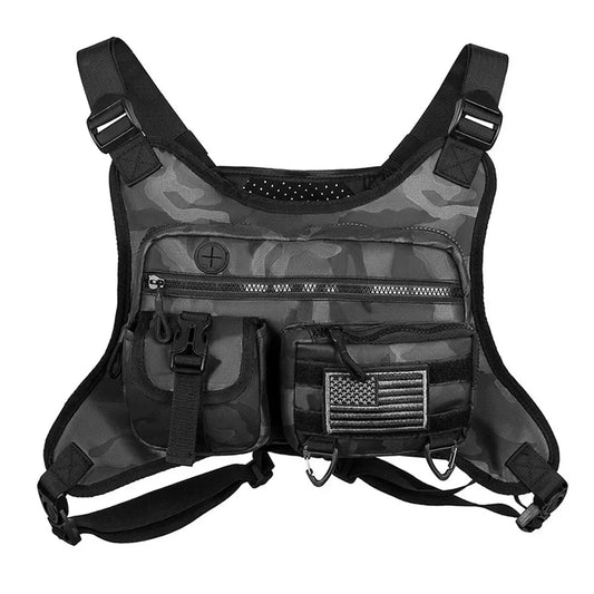 Adjustable strap fashion sport vest backpack