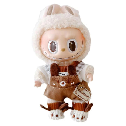17cm Mini Plush Dolls Outfit