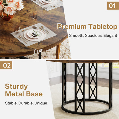 Modern round dining table