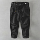 Cotton Solid Color Loose Pants