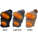Electric Heating Warm Face Cover Neck Warmer Cap