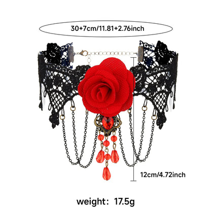 Gothic Style Choker Halloween Necklace