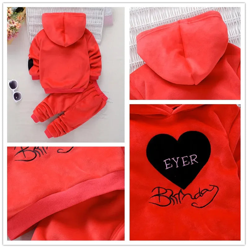 Baby Girls Fashion Tracksuit Set