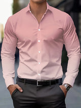 Comfortable Striped Soft Lapel Shirt