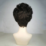 Short Fluffy Curly Heat-Resistant Synthetic Hair Wig