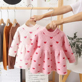 Winter Imitation Mink Fleece Princess Dress
