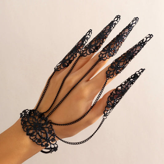 Creative Exaggerated Finger Wrist Chain Bracelets