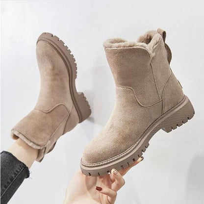 Women's winter fleece warm snow boot