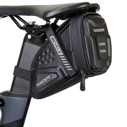 Waterproof bicycle saddle bag