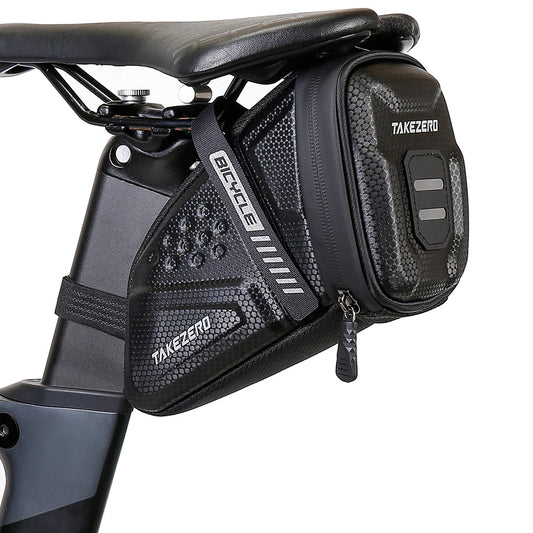 Waterproof bicycle saddle bag