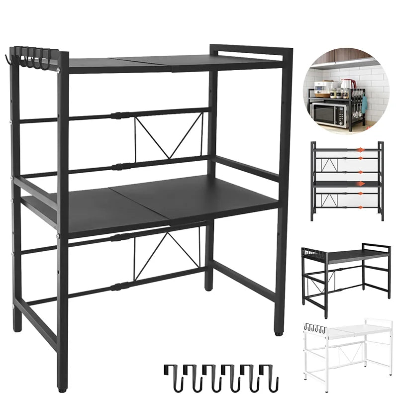 Microwave Oven Rack Seasoning Shelf