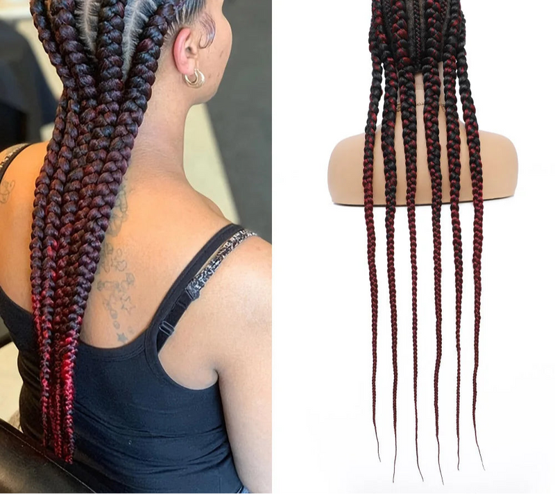 Synthetic Full Lace Braided Wigs