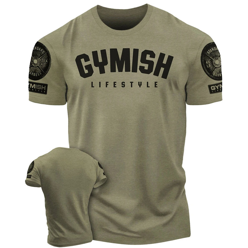 Men's Fitness T-Shirt - Short Sleeve Gym Wear | East R Us