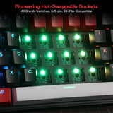 Wireless RGB USB LED Gaming Keyboard