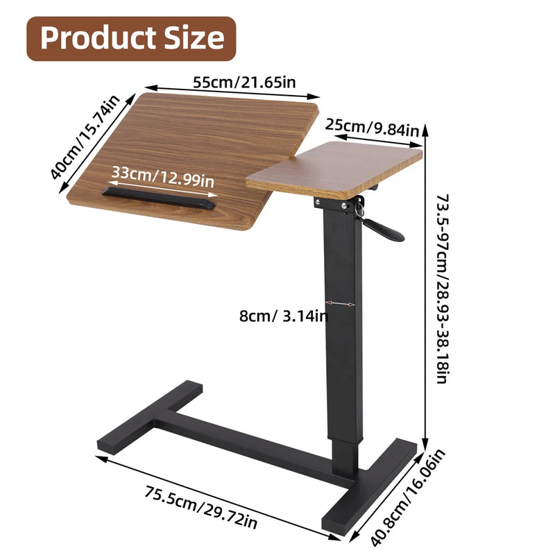 Mobile Over Bed Bedside Laptop Desk
