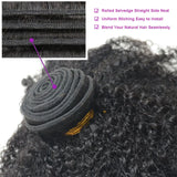 Brazilian Afro Kinky Curly Human Hair Bundles