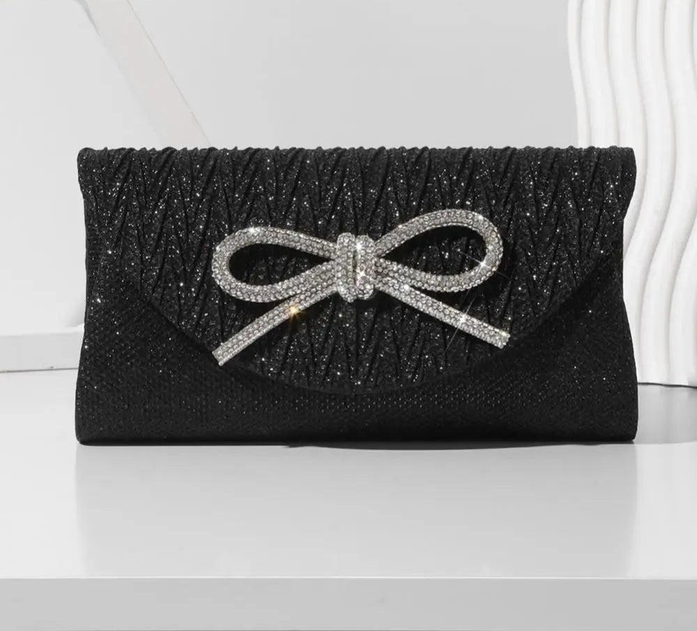 Classic rhinestone evening bag for women