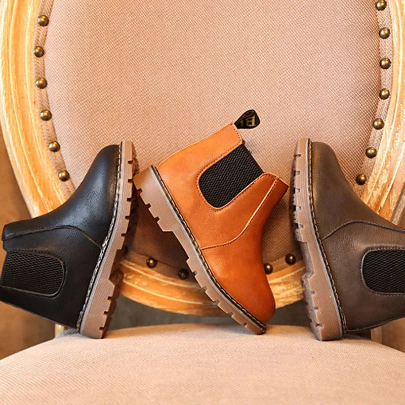 Waterproof non-slip ankle boots for kids