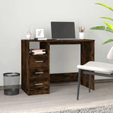 Stylish Engineered Wood Computer Desk with Drawers