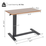 Heavy-Duty Rolling Cart Bedside Table