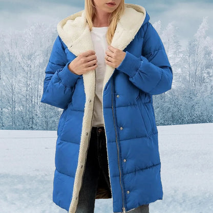 Double faced fleece slim fit temperament wool coat