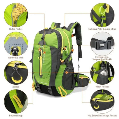 Waterproof rucksack for outdoor activities