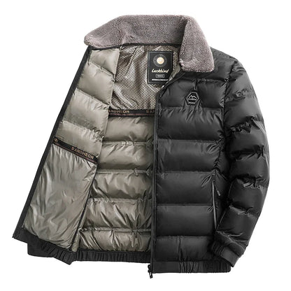Quality turn-down collar male jacket