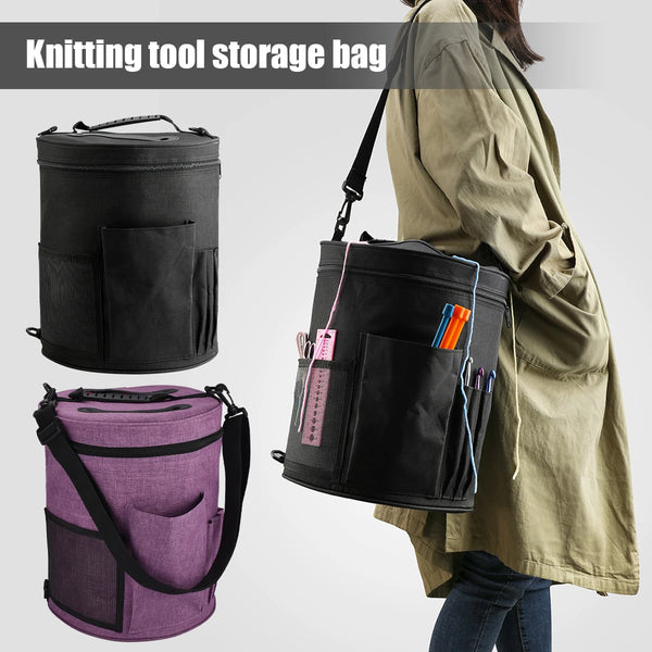 Durable Canvas Knitted Yarn Bag f
