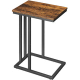 Tall Slim C Shaped Side Table