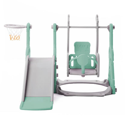 4 in 1 kid's slide and swing set