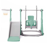4 In 1 Kid's Slide And Swing Set