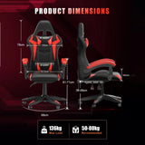 Reclining PU Leather High Back Office Chair