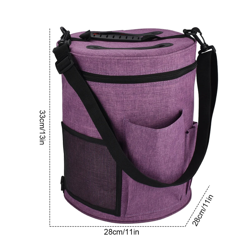 Durable Canvas Knitted Yarn Bag f