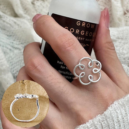 925 Sterling Silver Flower Ring