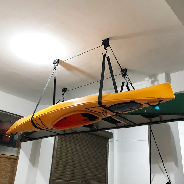 Kayak Lift Hanging Pulley System
