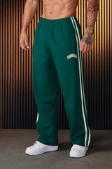 Double Stitching Casual Pants - Trendy Printed Trousers