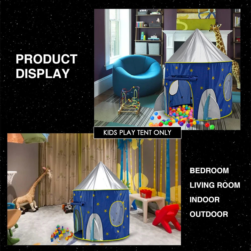 Play tent house with carrying case for kids