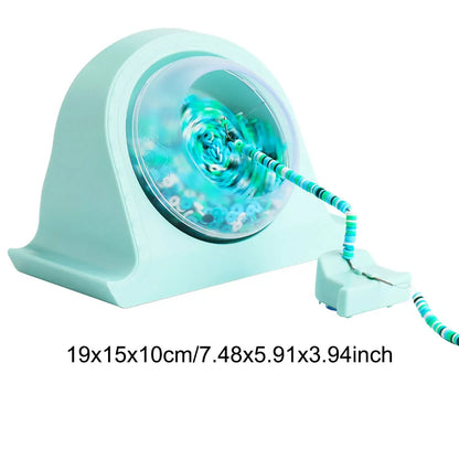 Automatic seed bead spinner for jewelry making