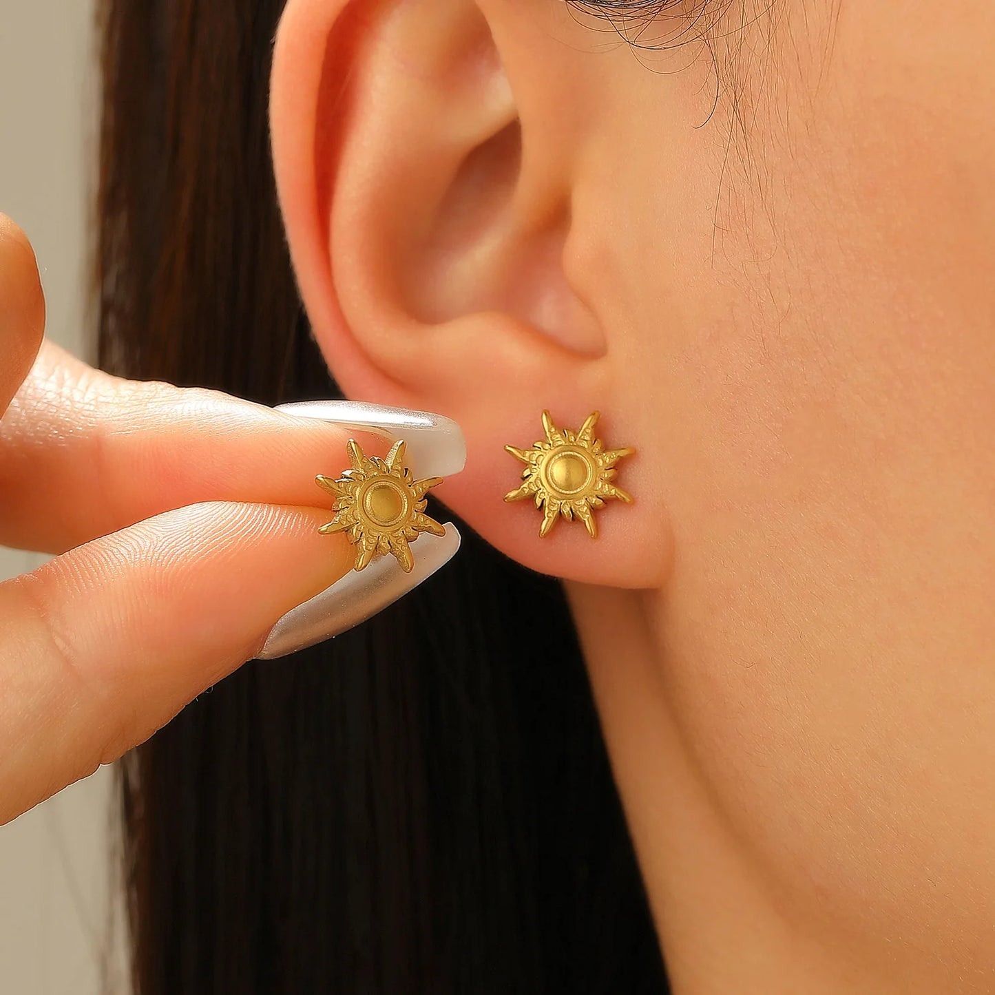Luxury Simulation Stud Earrings