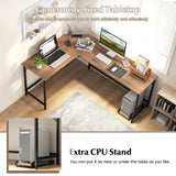L-Shaped Computer Corner Desk