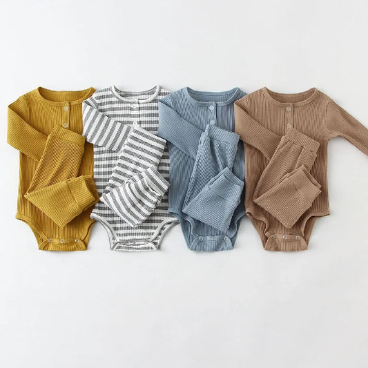 Infant long sleeve bodysuit +pant set