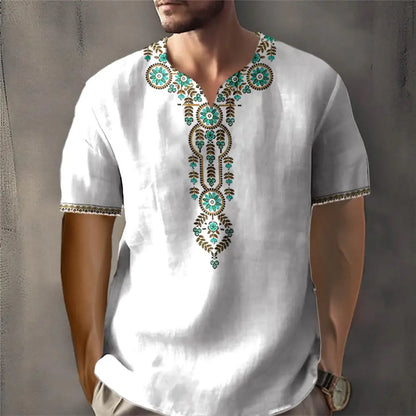 Fashion african dashiki men's culture t-shirt