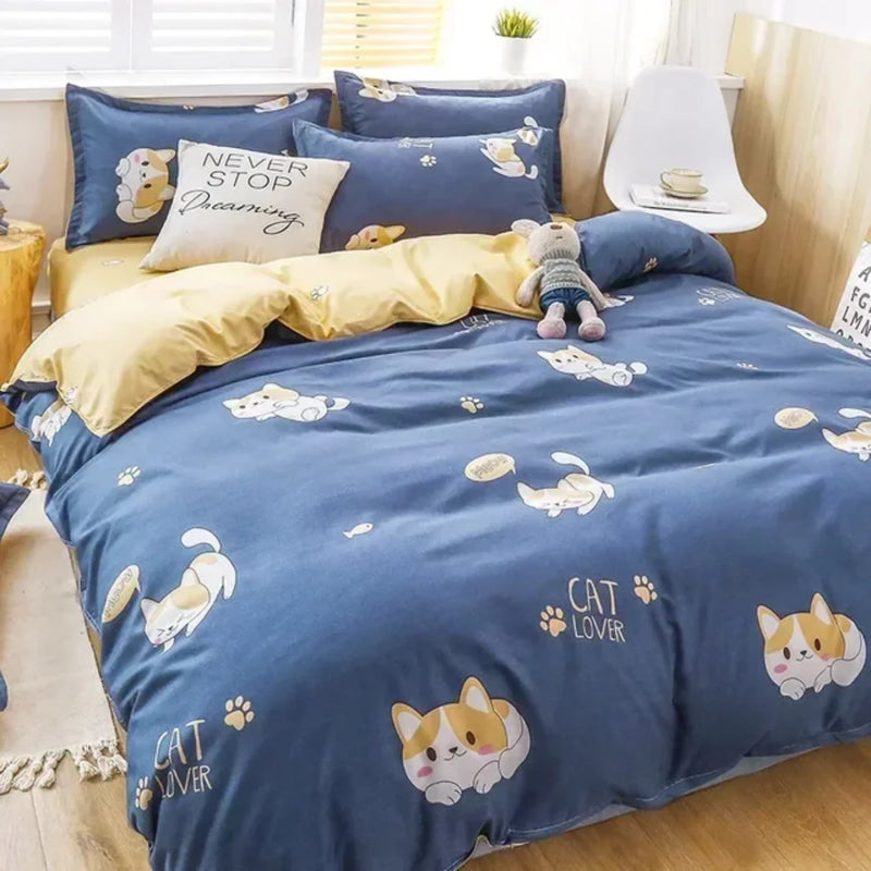 Cozy And Durable Printed Bedding Set