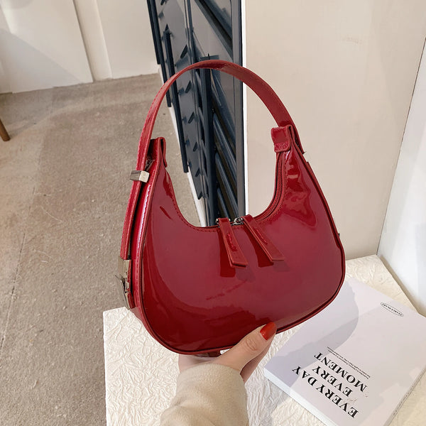 PU Leather Mini Tote Handbag