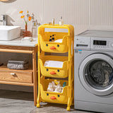 Mobile Multi-Tier Kids Toy Storage Rack