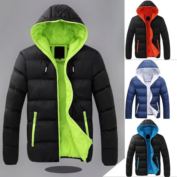 Men's Hooded Winter Cotton Coat