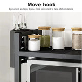 Microwave Oven Rack Seasoning Shelf