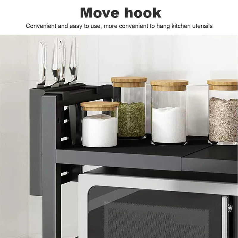 Microwave Oven Rack Seasoning Shelf