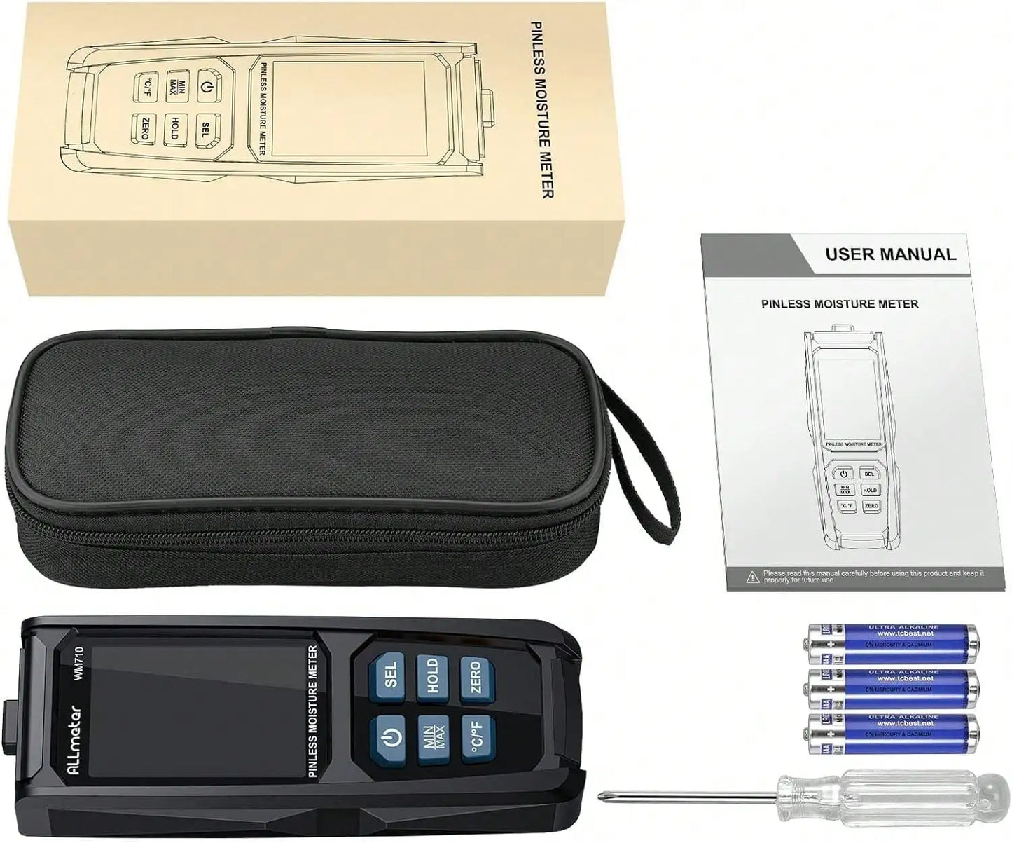 20mm analysis depth wood moisture meter