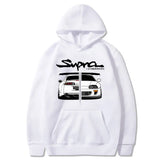 Manga Print Loose Long Sleeve Hoodie